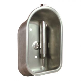Stainless steel piglet waterer, Model 72