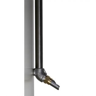 Stainless steel connection pipe of 15'', one 1/2'' female outlet