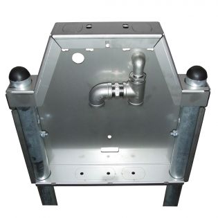 1'' water loop pipe for quick drainage trough