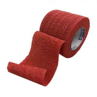2 '' wide CoFlex self-adhesive bandage (red)