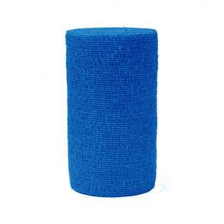 4'' wide CoFlex self adhesive bandage (Blue)