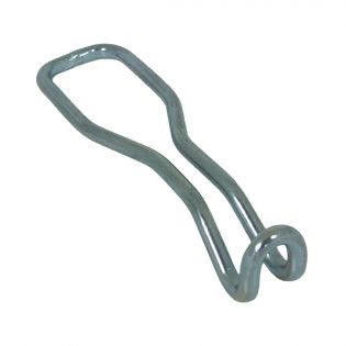 Tige métal pour attache-queue (pour caoutchouc noir)