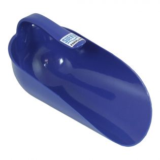 Rounded agricultural feeding scoop, 1 kg (2.2 lbs)