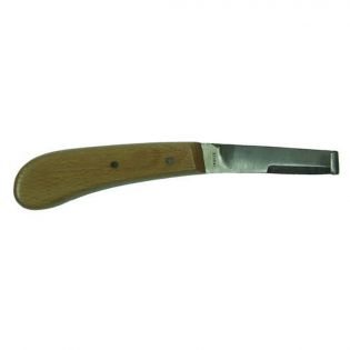 Couteau à sabot double tranchant à lame régulière