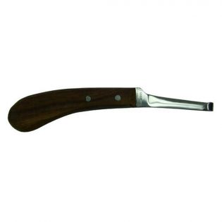 Couteau à sabot avec lame étroite, tranchant à droite