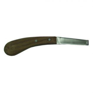 Couteau à sabot avec lame large, tranchant à droite