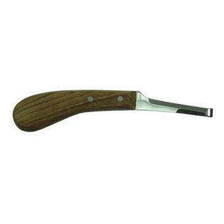 Couteau à sabot avec lame étroite, double tranchant
