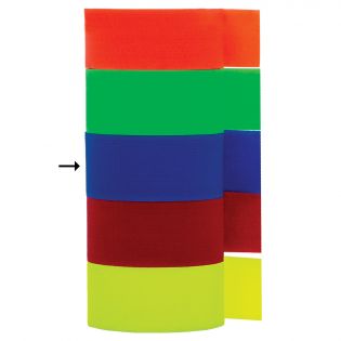 Bracelet en velcro pour bovins, Bleu, 10/pqt