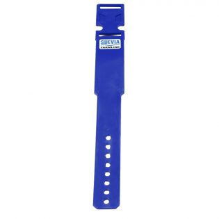 Blue plastic cattle marking band, 14''(36 cm)