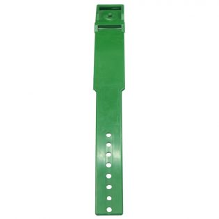 Green plastic cow marking band, 14''(36 cm)