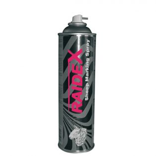 Marqueur Raidex en aérosol bleu pour mouton, 400 ml