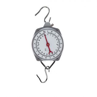 Hanging dial scale, 25 kg (550 lbs)