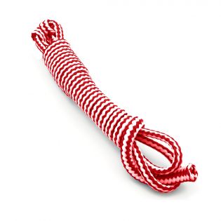 Red/White Nylon Wash Cow Halter
