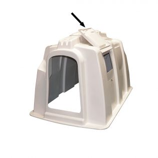 Porte latérale pour huche à veau exl d'agri-plastics