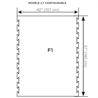 Dobro puzzle mat for cow Model F1