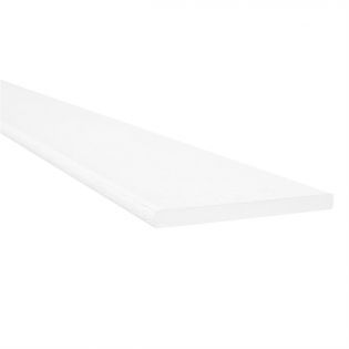 Recycled Plastic Fascia Board, White
