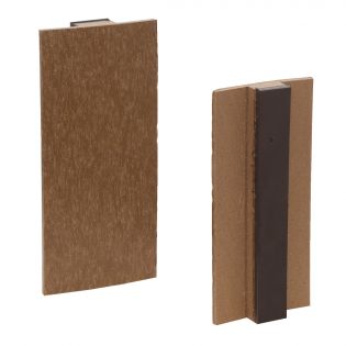 Recycled Plastic Flat Trim For Joints, Wood Cedar, 8''