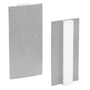 Recycled Plastic Flat Trim For Joints, SeaFoam Grey, 8''