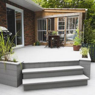 Sea Foam Grey Step, 1,5'' x 11,5'' x 20'