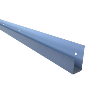 Moulure en J en acier peint Gris Urbain 7/8" x 8'