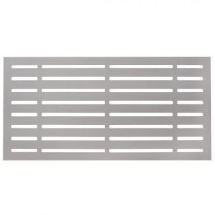 Treillis en plastique, Gris de mer, 24’’ x 48’', Rayures