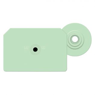 Integra Pig Ear Tags, Green, 25-Pack