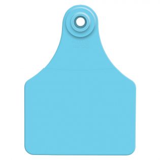 Global Large Cattle Ear Tags, Blue, 25 Pack