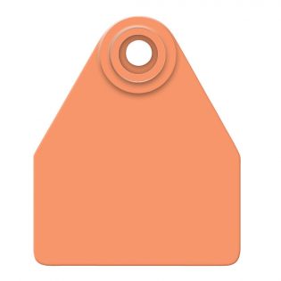 Global Medium Calves Ear Tags, Orange, 25 Pack