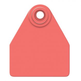 Global Medium Calves Ear Tags, Red, 25 Pack