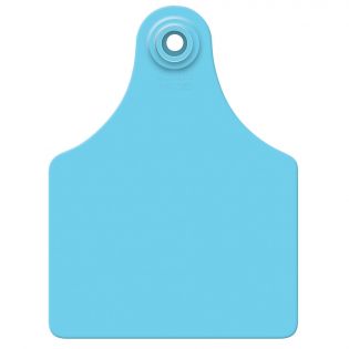 Maxi Female Clip Ear Tag for Cows and Calves, Blue Blank
