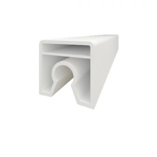 Moulure de finition 20' en PVC pour Norlock embouveté