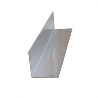 4'' stainless steel corner trim.