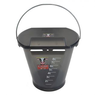 Semi Transparent Eco Bucket Milk Bar feeder for calves, 9 L