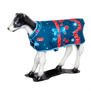 Milk Bar Calf Blankets, Festive Flora Design