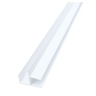 white plastic corner trim
