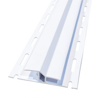 NEXlat PVC Transition H-Trim, Ultra White, 8'