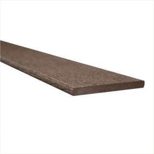 Bark Brown Recycled Plastic Fascia Board