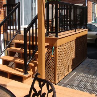 Marche Cèdre-des-Bois, 1,5'' x 11,5'' x 4'