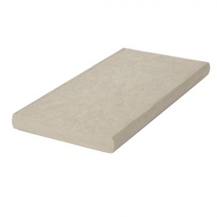 Planche plastique recyclé carrée, Sable Riverain 12'