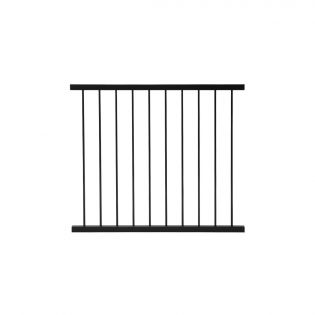 Rampe de barrotins en aluminium Kléco, Noir, 43" x 46"