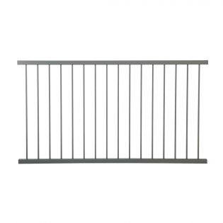 Kleco Aluminum Baluster Railing, Charcoal, 43’’ x 72’’