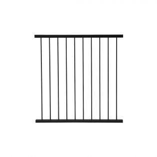 Kleco Aluminum Baluster Railing, Black – 48’’ x 46’’