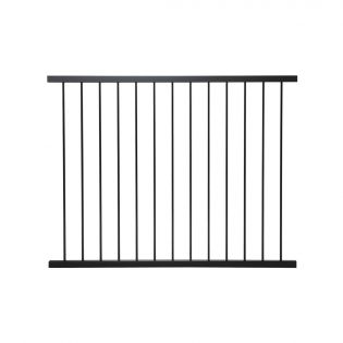 Kleco Aluminum Baluster Railing, Black – 48’’ x 60’’
