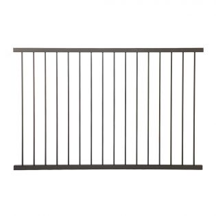 Kleco Aluminum Baluster Railing, Brown – 48’’ x 72’’