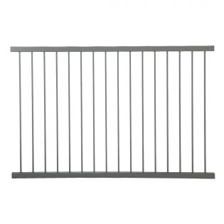 Kleco Aluminum Baluster Railing, Charcoal – 48’’ x 72’’
