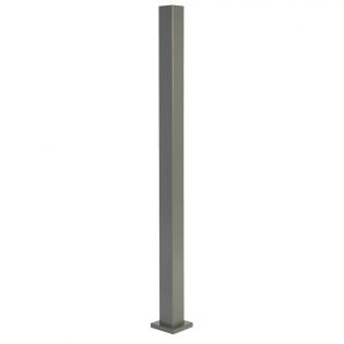 Aluminium Post For Pool Fence, 3" x 3", Charcoal