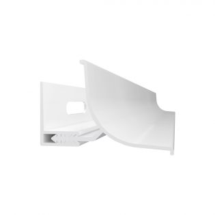 Moulure de coin intérieur, 2 pièces, 1/2'' X 10', Blanc