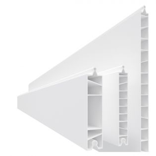 Norlock tongue and groove PVC panels 8,5" X 1 3/8''X 20'